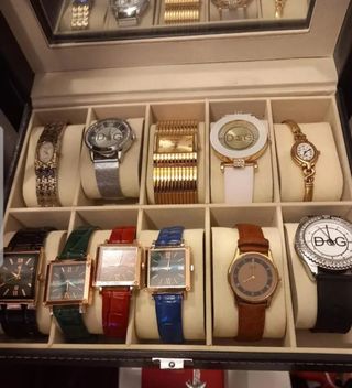 Caja joyero exhibidora para relojes