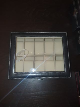 Caja joyero exhibidora para relojes