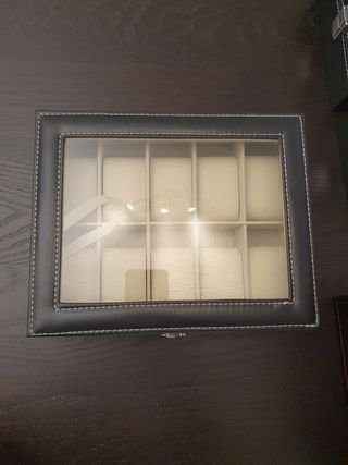 Caja joyero exhibidora para relojes