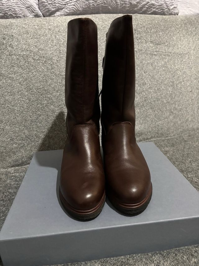 Stivali vera pelle interno pelliccia Made in Italy