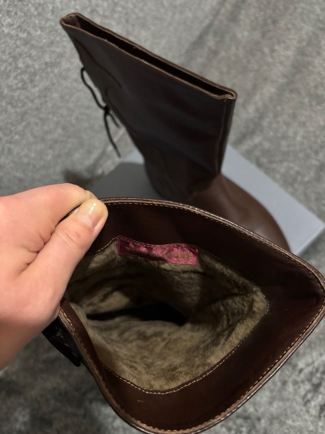 Stivali vera pelle interno pelliccia Made in Italy