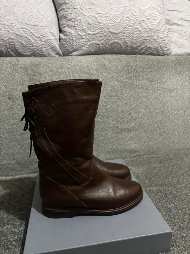 Stivali vera pelle interno pelliccia Made in Italy