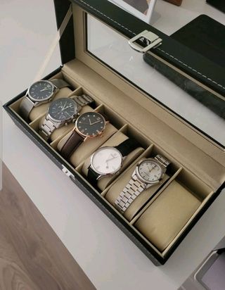 Caja joyero exhibidora para relojes
