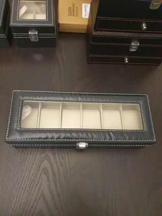 Caja joyero exhibidora para relojes