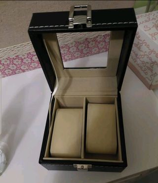 Caja joyero exhibidora para relojes 