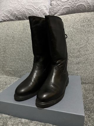 Stivali vera pelle interno pelliccia Made in Italy