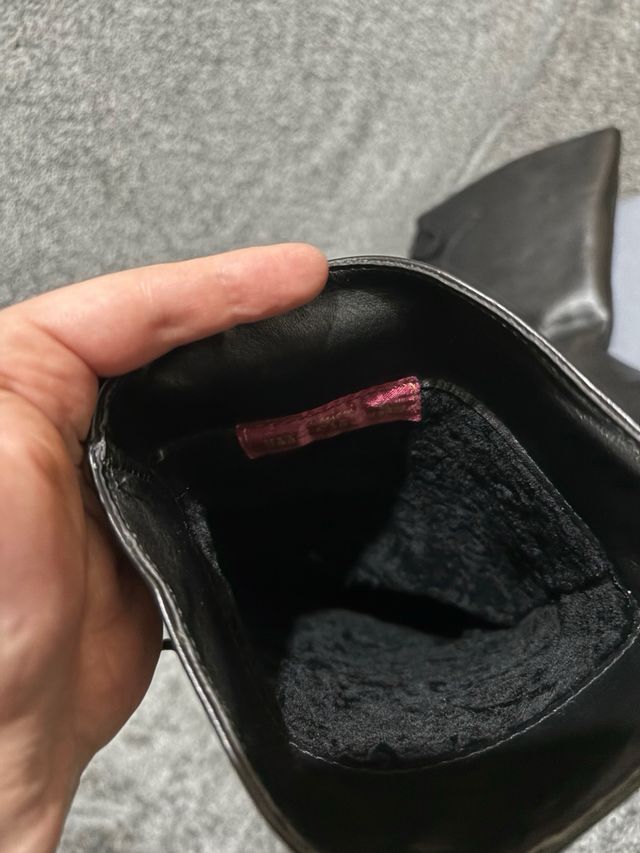 Stivali vera pelle interno pelliccia Made in Italy