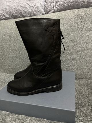 Stivali vera pelle interno pelliccia Made in Italy