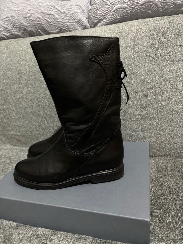 Stivali vera pelle interno pelliccia Made in Italy