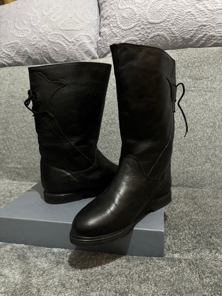 Stivali vera pelle interno pelliccia Made in Italy