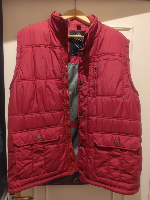 Chaleco hombre rojo