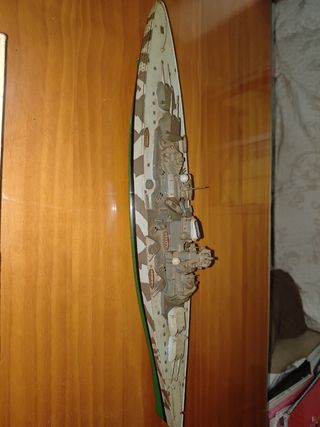 Maqueta Barco y Soldaditos Militares WWII....