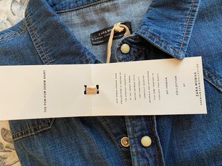 Zara Premium - L - camisa vaquera - Oportunidad