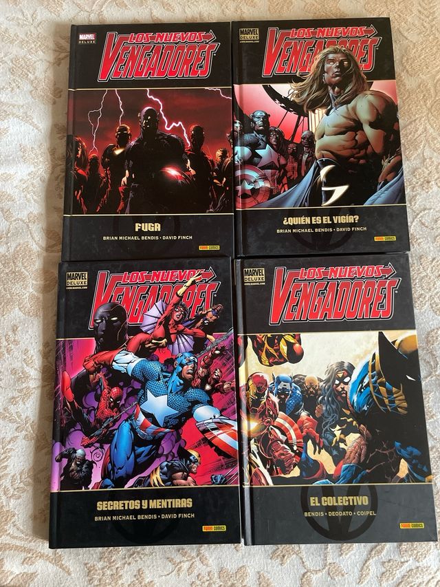 Los nuevos vengadores marvel deluxe pack 4 tomos