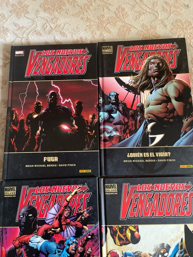 Los nuevos vengadores marvel deluxe pack 4 tomos
