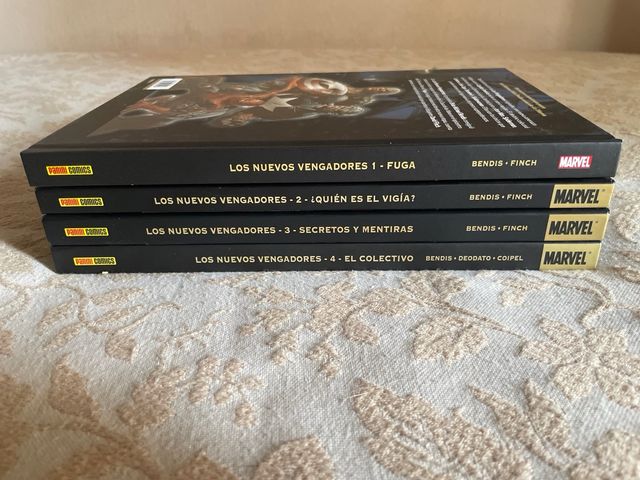 Los nuevos vengadores marvel deluxe pack 4 tomos