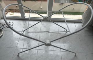 Moisés bebé mimbre soporte, vestiduras y colch