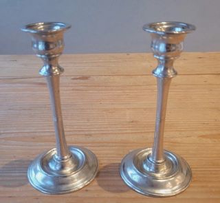 candelabri in peltro
