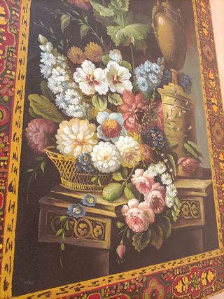 Dipinto su tela fiori 
