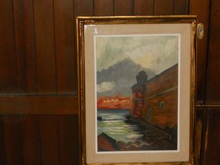 Quadro "Fortezza Vecchia Livorno"