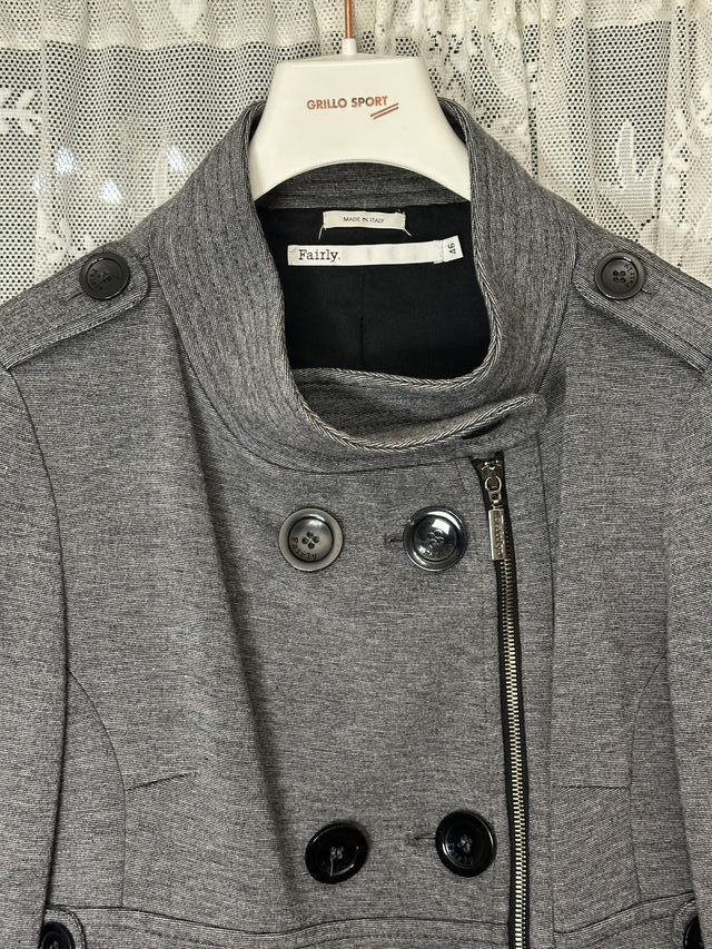 Caban in tessuto elasticizzato invernale