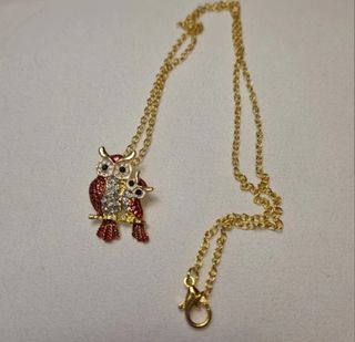 Colgante buhos con cadena NUEVO 