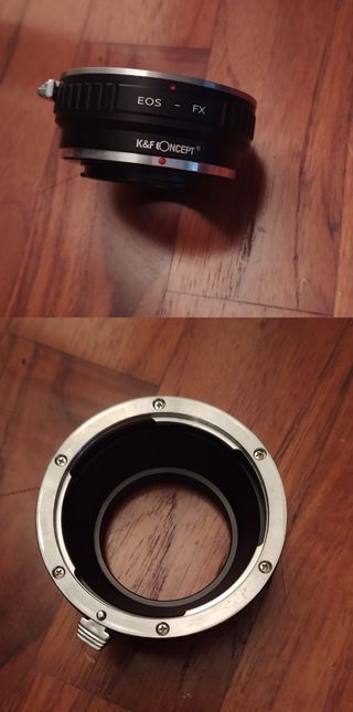 Sigma 105mm solo f2.8, no autofocus, adattatori 