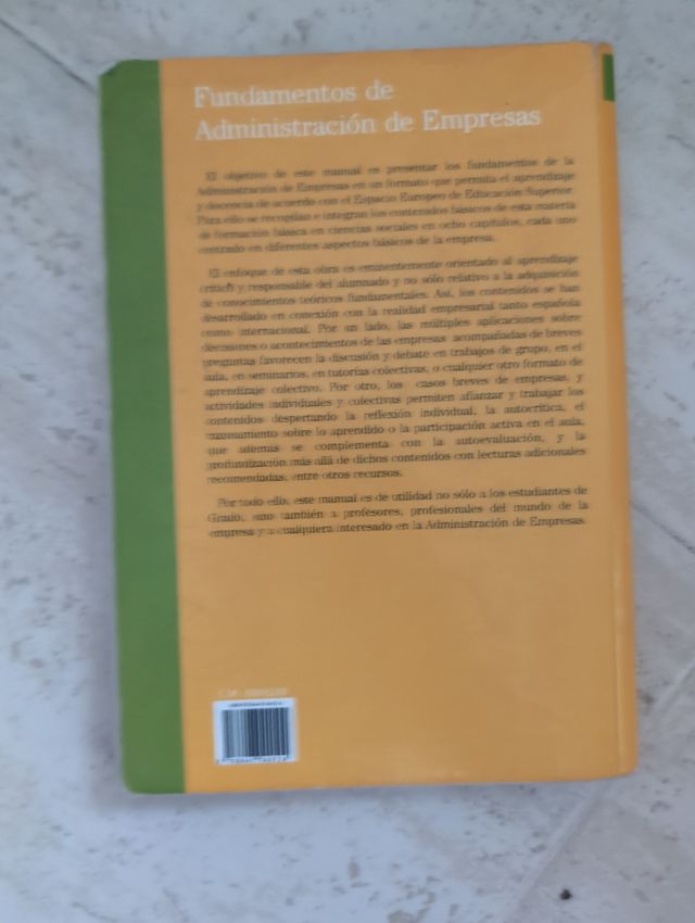 Fundamentos de Administración de Empresas (Tratados y Manuales de Empresa) (Spanish Edition)