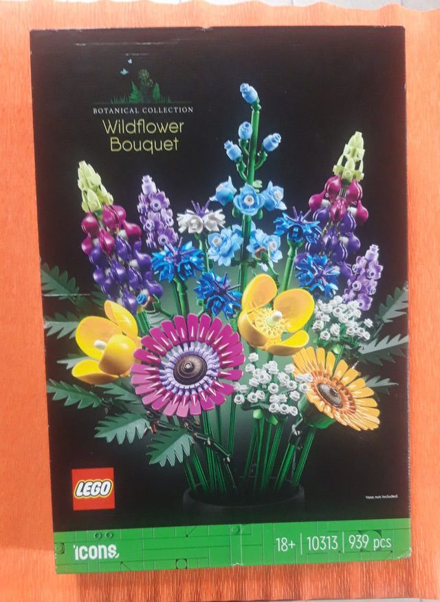 Nuovo cinturino Lego 10313 Icons Windflower bouquet