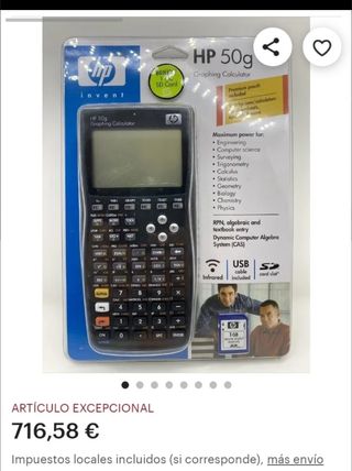 Calculadora Gráfica HP y con Funda
