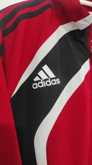 Sudadera con cremallera futbol Adidas vintage