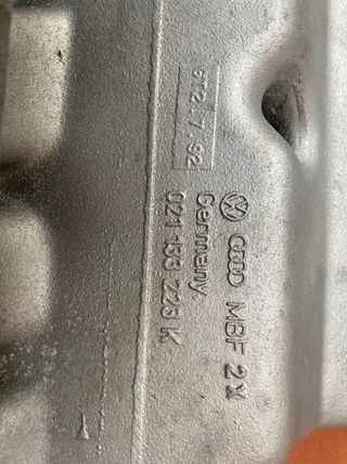 Colector admision Vw Golf mk3 VR6