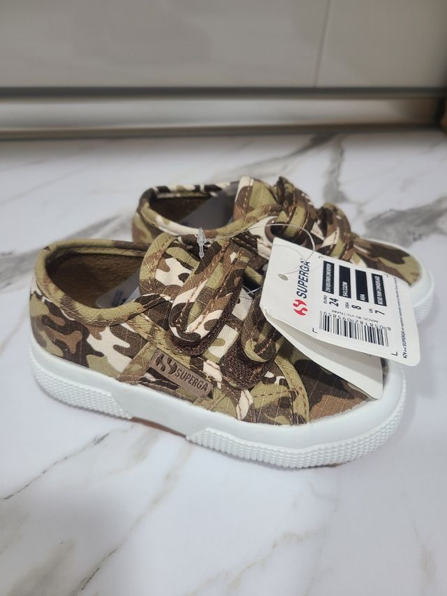 Zapatos Superga Camuflaje talla 24