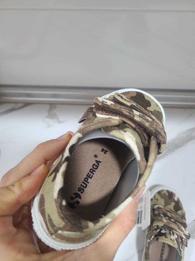 Zapatos Superga Camuflaje talla 24