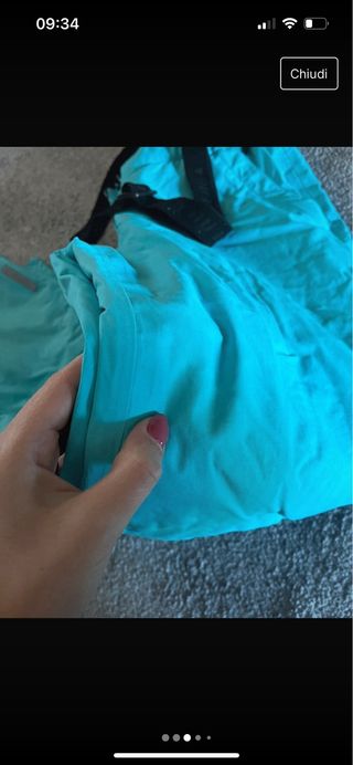 Pantaloni neve azzurri