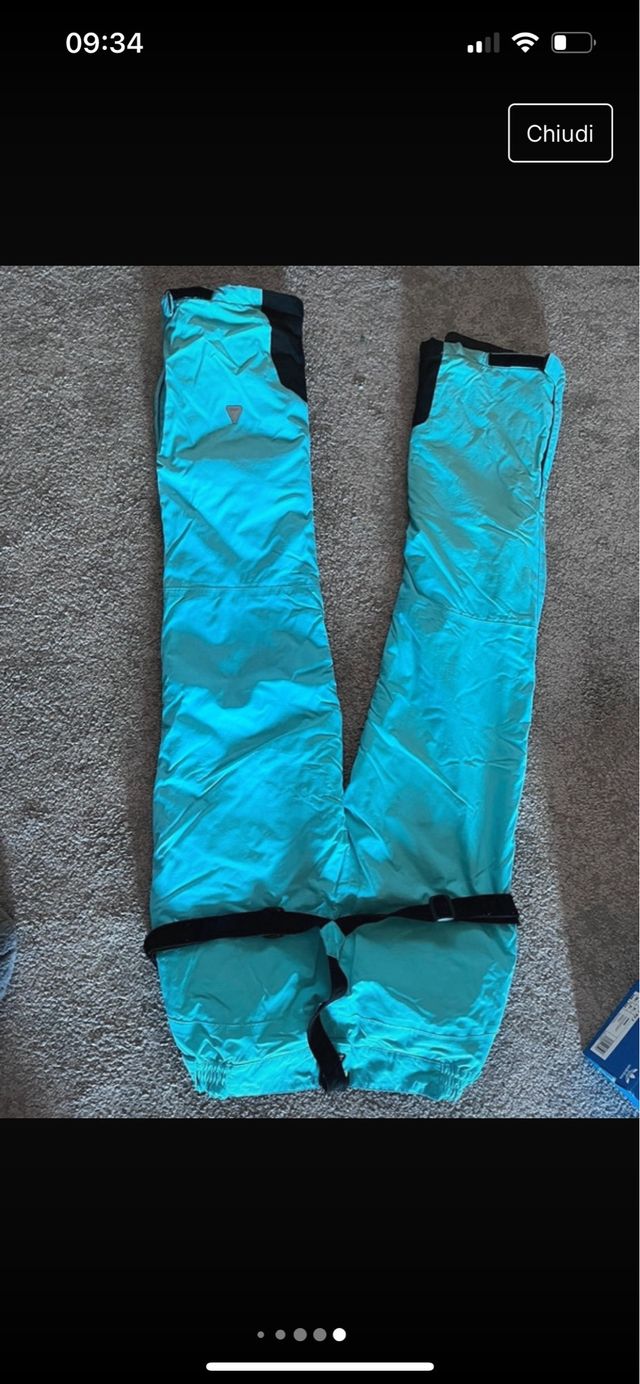 Pantaloni neve azzurri