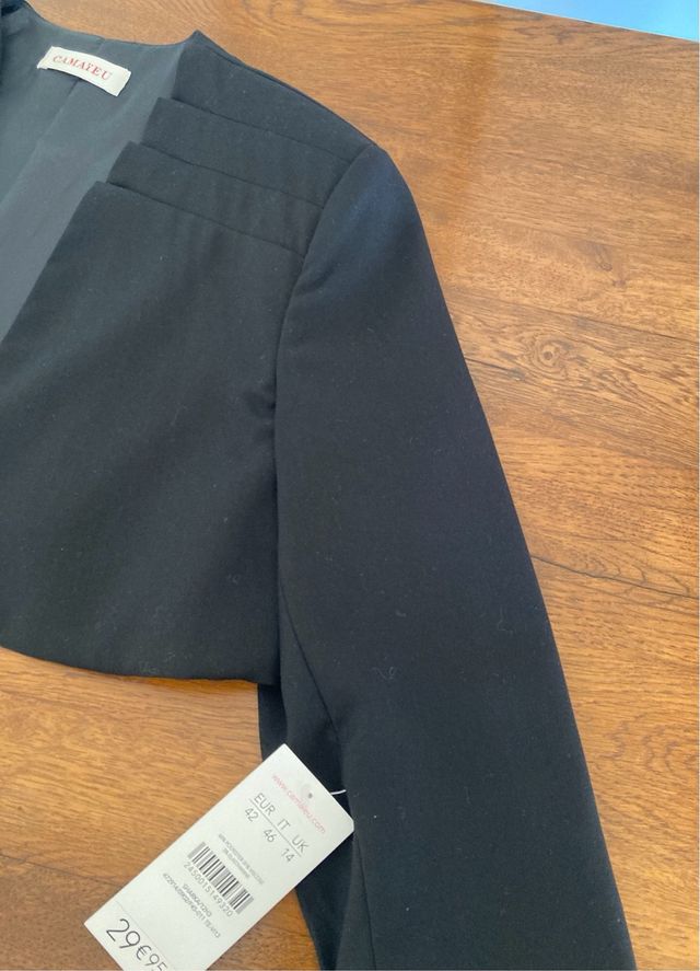 Giacca coprispalle nera Camaieu T42  NUOVA