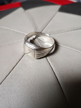 Anillo plata hombre 