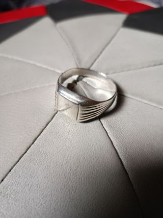 Anillo plata hombre 