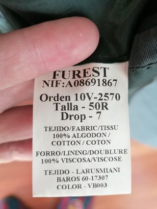 Chaqueta de traje hombre