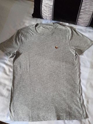 Camiseta gris Marengo de Abercrombie &Fich