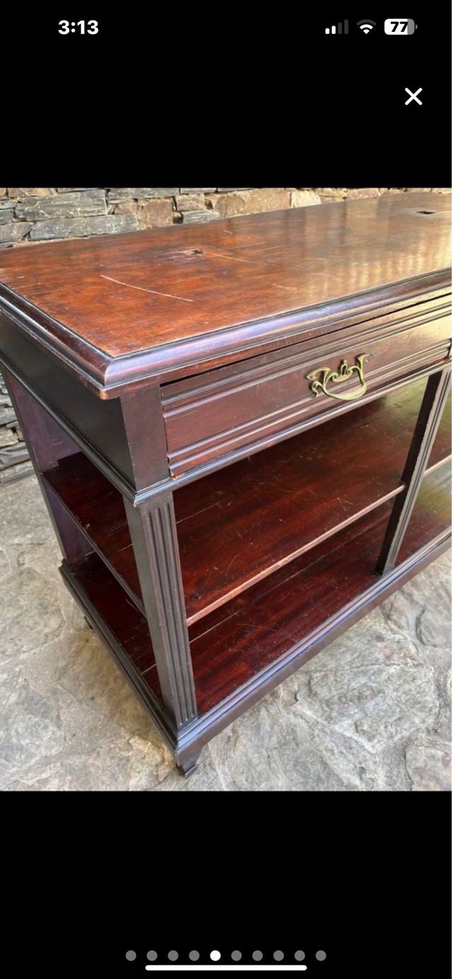 MUEBLE ANTIGUO MADERA CAOBA