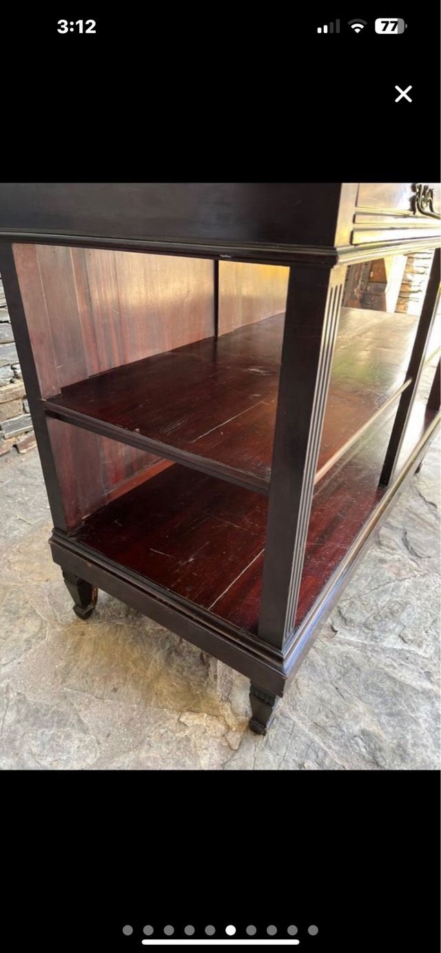 MUEBLE ANTIGUO MADERA CAOBA