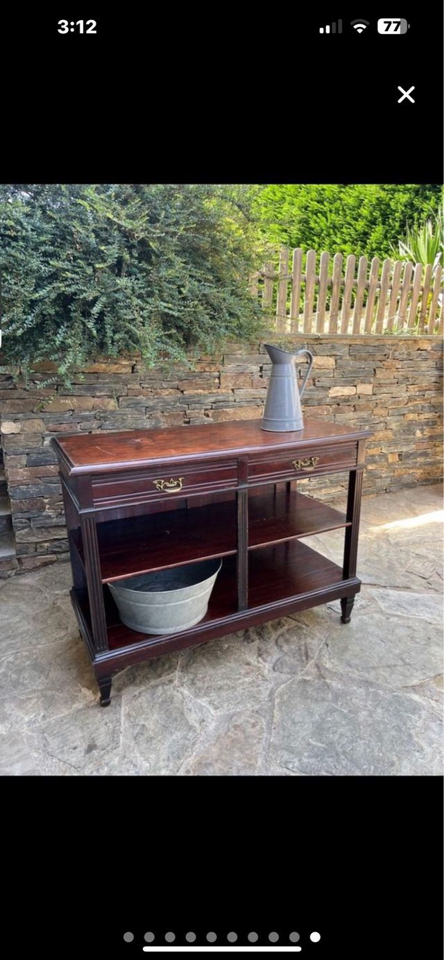 MUEBLE ANTIGUO MADERA CAOBA