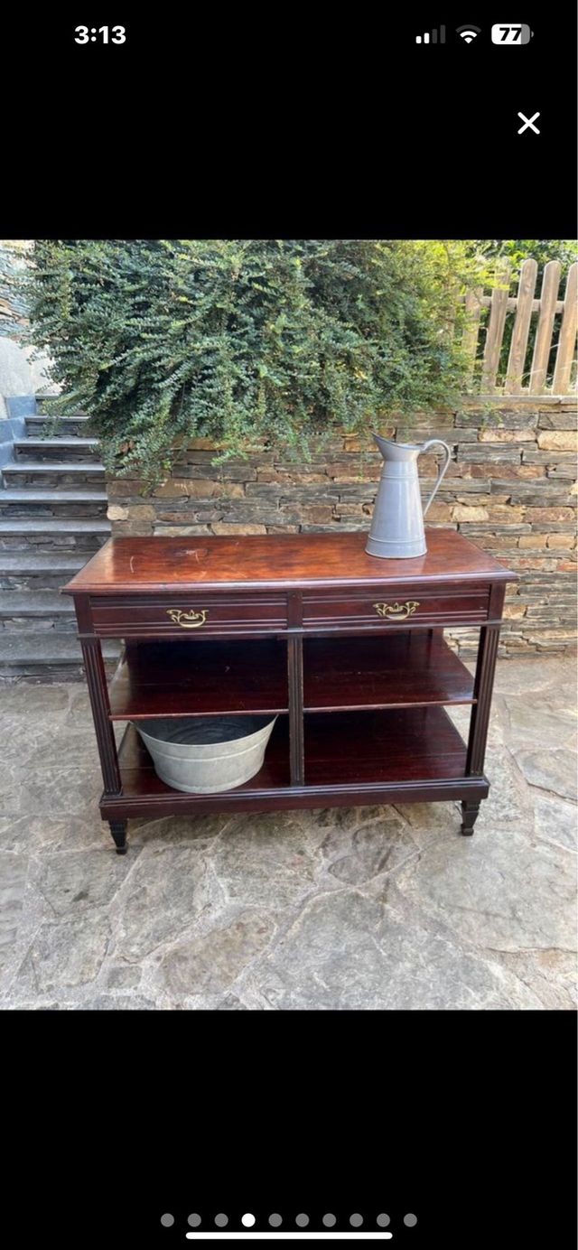 MUEBLE ANTIGUO MADERA CAOBA