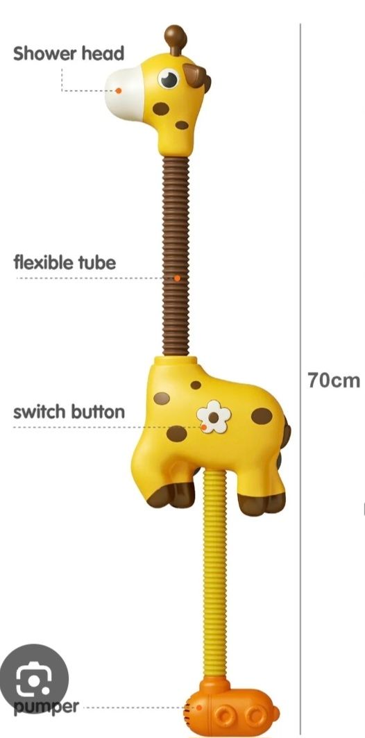 Jirafa ducha bebe