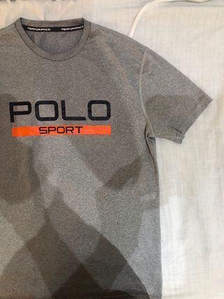 Camiseta Tecnica Polo Sport Gris
