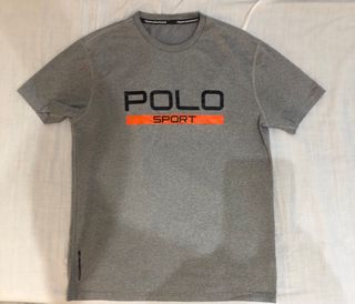 Camiseta Tecnica Polo Sport Gris