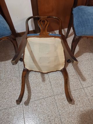 5 sedie stile chippendale originali