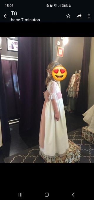Vestido de comunión. Pilar del Toro.